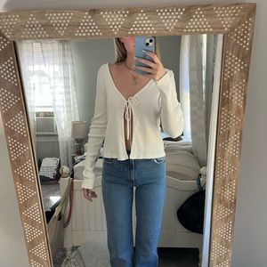 brandy Melville tie long sleeve